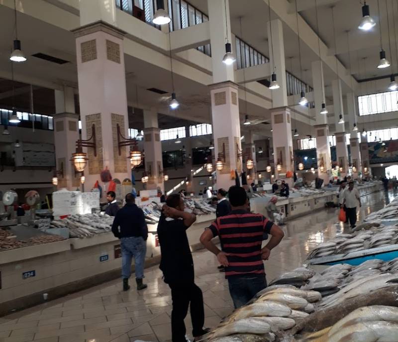 Kuwaiti market for fresh fish