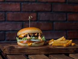 A photograph of Nafhat burger