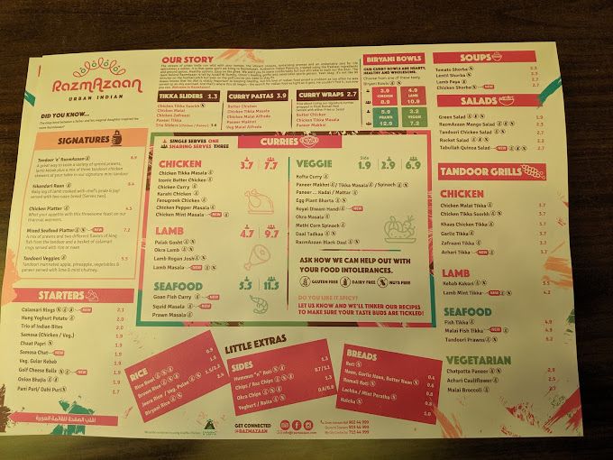 A photograph of RazmAzaan Indian Restaurant