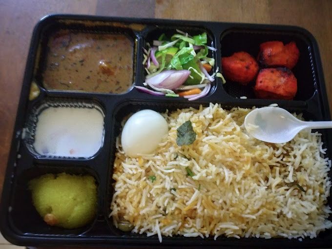 A photograph of Hyderabadi Biryani Restaurant