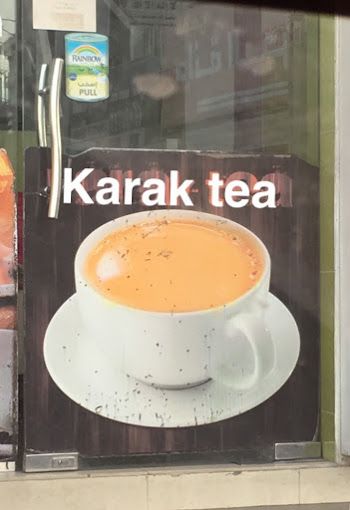 A photograph of Karak Tea