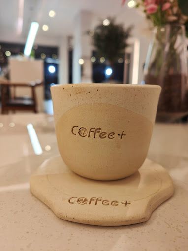A photograph of Coffee+ specialty coffee