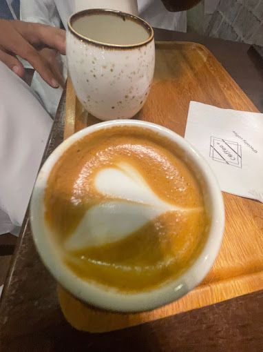 A photograph of Coffee+ specialty coffee