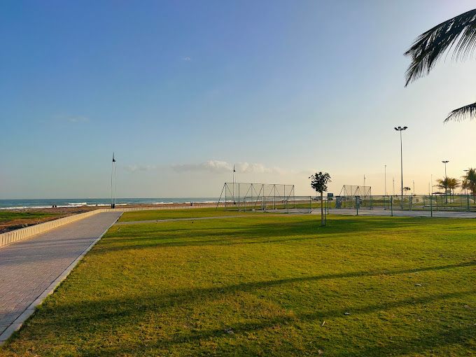 A photograph of Al Ghubrah Beach Park