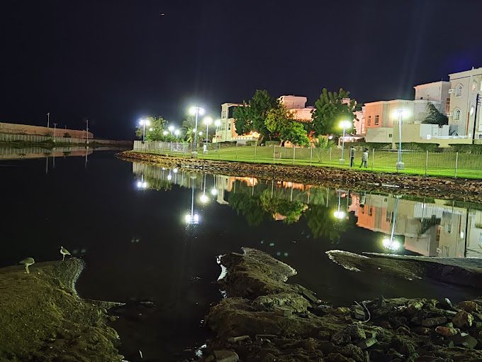 A photograph of Al Ghubrah Beach Park