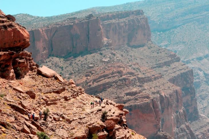A photograph of Jabal Shams