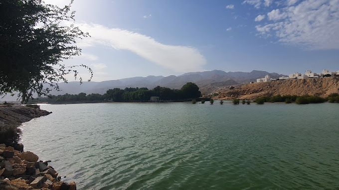 A photograph of Flamingo lake