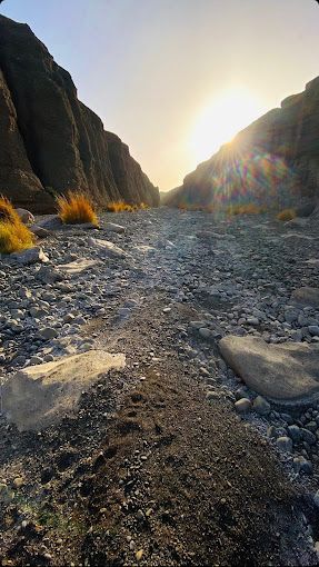 A photograph of Falaj of Wadi Al-Khatwa (Al-Qubeil)