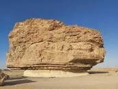 A photograph of Shrewt rock