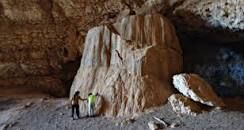 A photograph of Madhhub cave