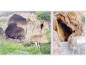 A photograph of Madhhub cave