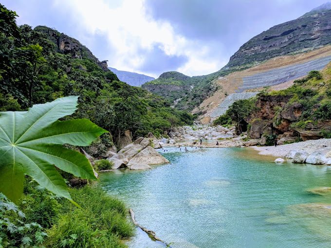 A photograph of Wadi Sayq Pool