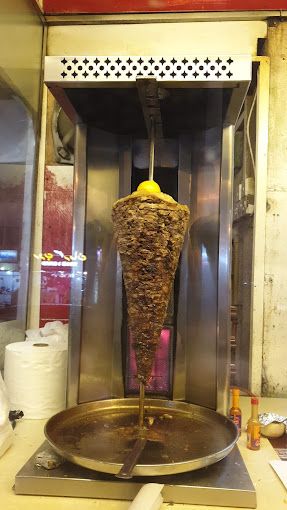 A photograph of Bin Zweiher Shawarma and juices
