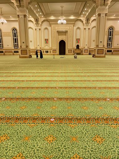A photograph of Sultan Qaboos Mosque in Salalah