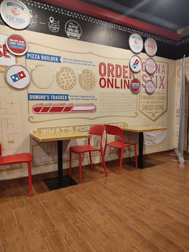 A photograph of Domino's Pizza