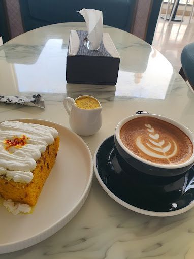 A photograph of 2.M two million coffee