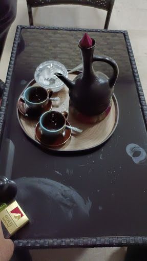 A photograph of Ethiopian food Resturant