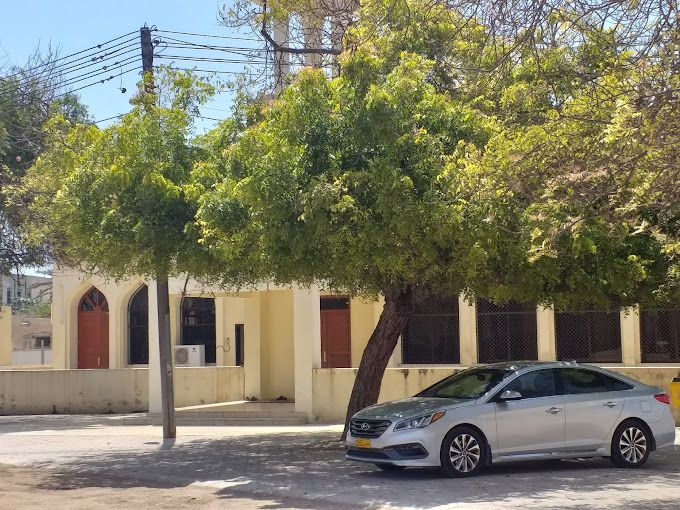 A photograph of Sheikh Ali Mosque in the edge