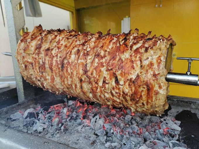 A photograph of Shawarma and caper grills