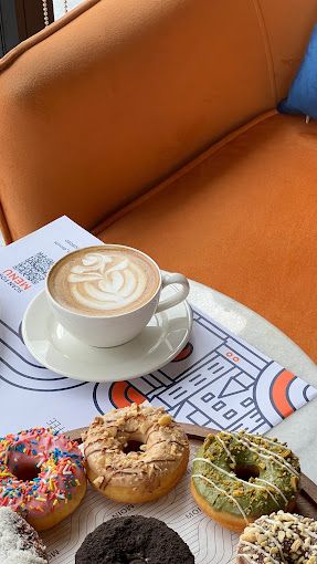 A photograph of MOIN Donuts & Coffee
