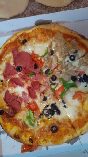 A photograph of Haddouk restaurant and pizza