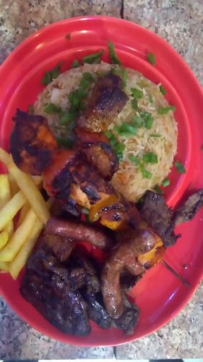 A photograph of Haddouk restaurant and pizza