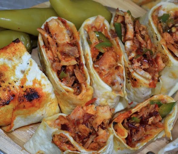 A photograph of Talat shawarma