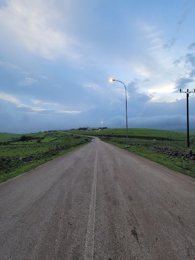 A photograph of The beautiful Alsan hill