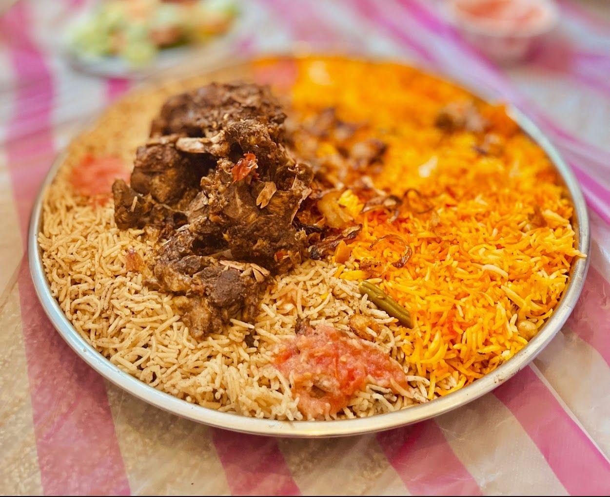 A photograph of Al-Ghanaim Restaurant for Omani Food