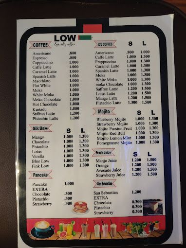 A photograph of Low coffee