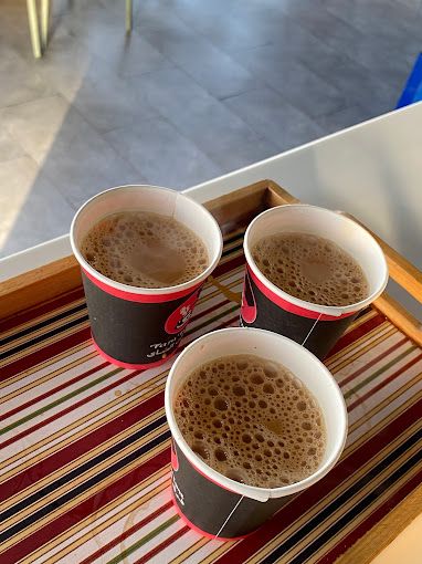 A photograph of Farq Tea Time