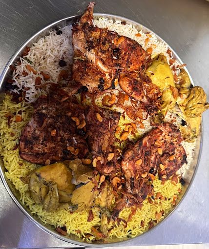 A photograph of Nozol Al Diyafah Restaurant and Kitchen serves Turkish, Indian and Arabic food