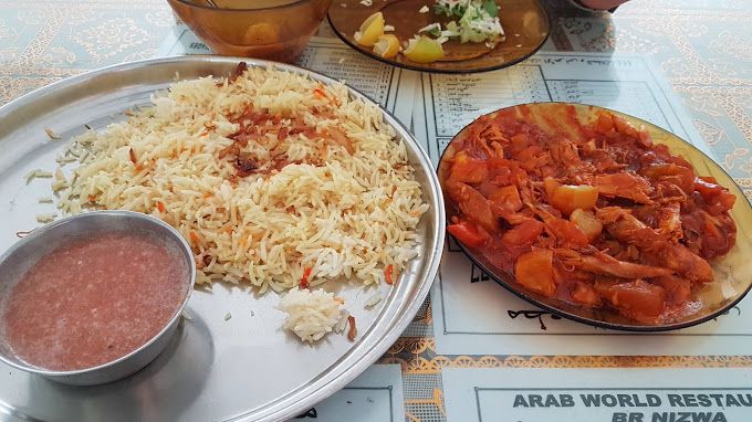 A photograph of Arab World Restaurant