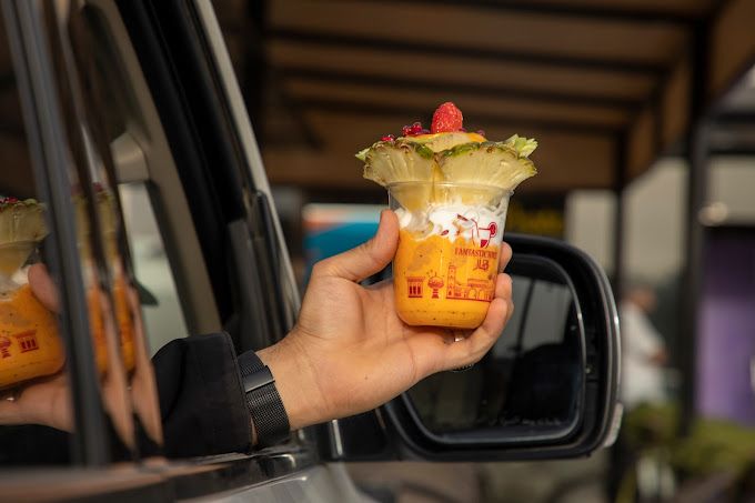 A photograph of Fantastic Juice