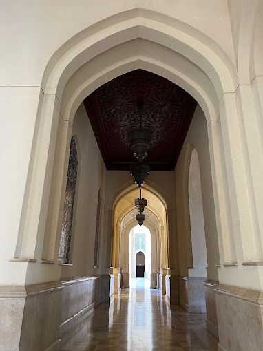 A photograph of Sultan Qaboos Mosque
