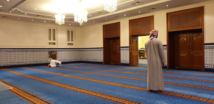 A photograph of Sultan Qaboos Mosque