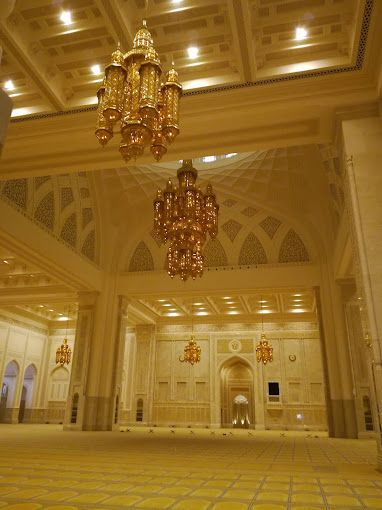 A photograph of Sultan Qaboos Mosque