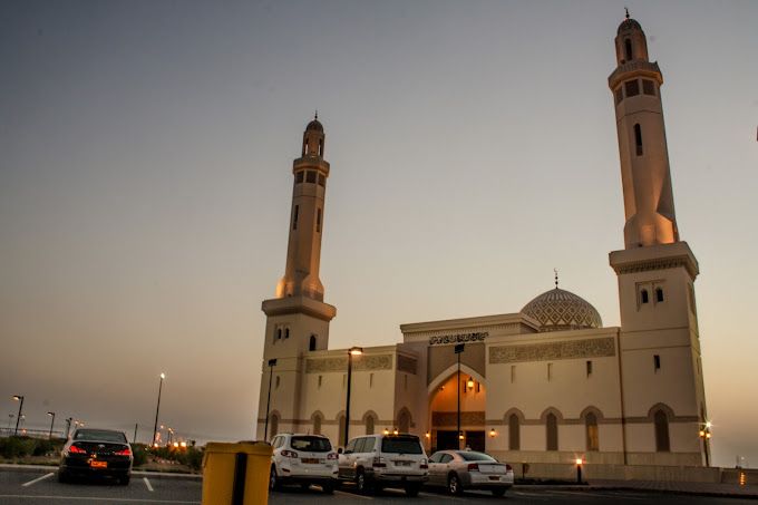 A photograph of Sultan Qaboos Mosque