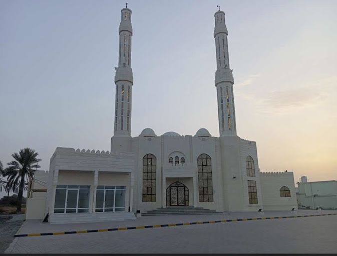 A photograph of Al-Zubair bin Al-Awwam Mosque