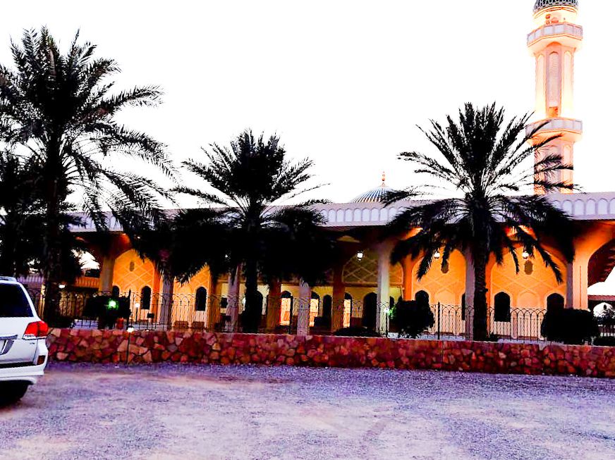 A photograph of Sultan Qaboos Mosque in Ibra