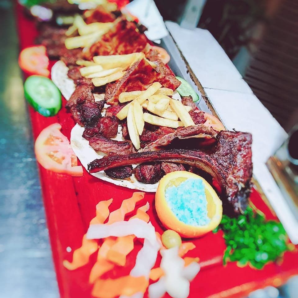 A photograph of Shawarma khanom