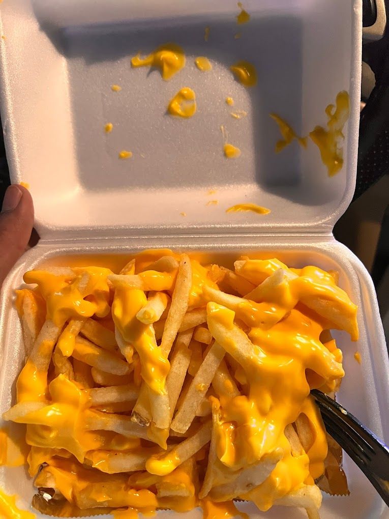 A photograph of Chicken ville
