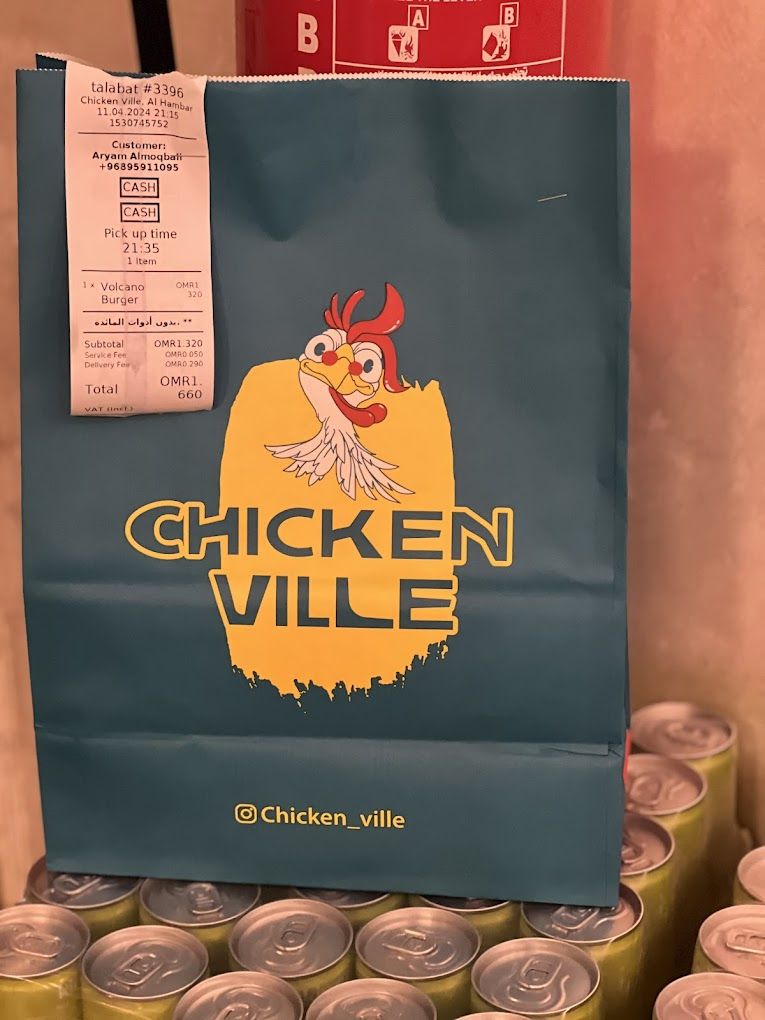 A photograph of Chicken ville