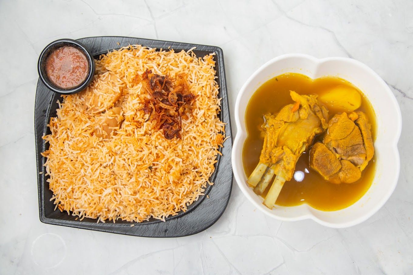 A photograph of Al Bait Al Hambar Yemeni Restaurant