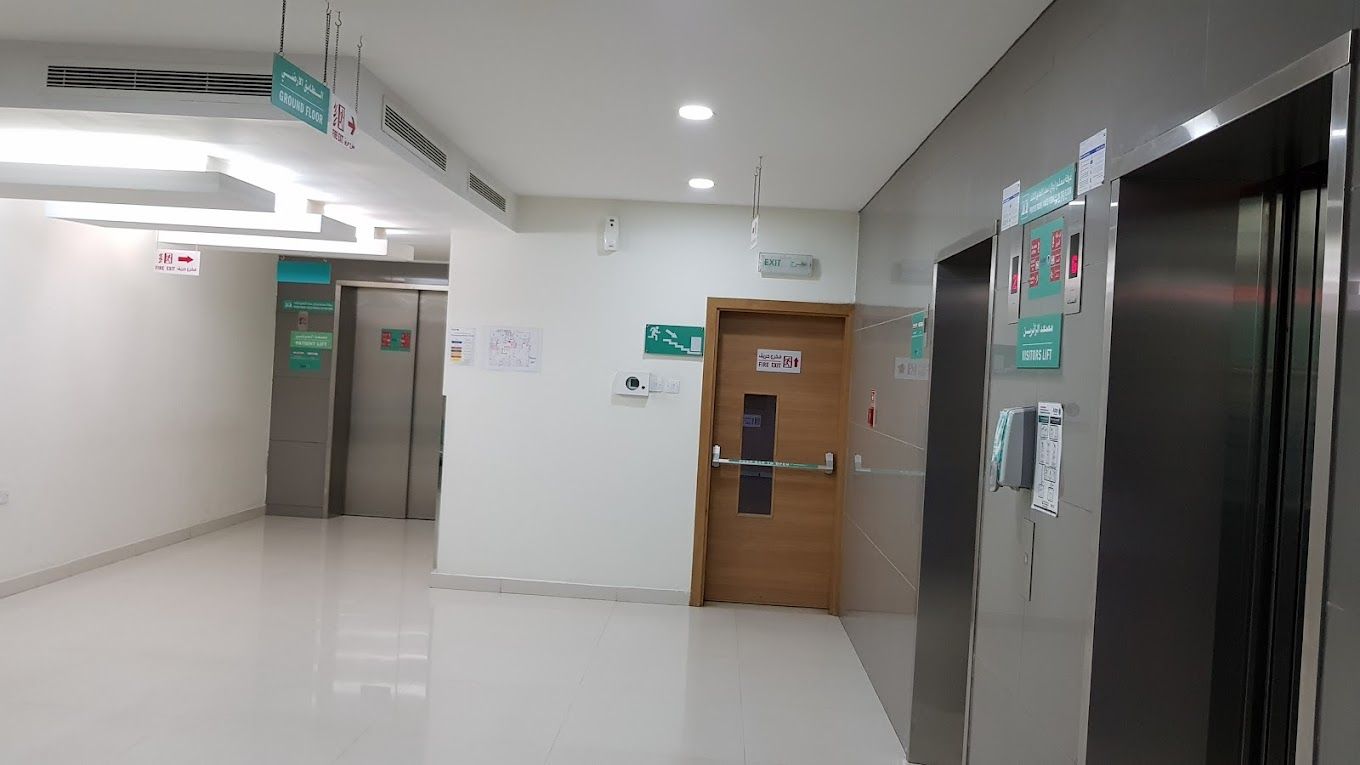 A photograph of Al-Raffa Hospital