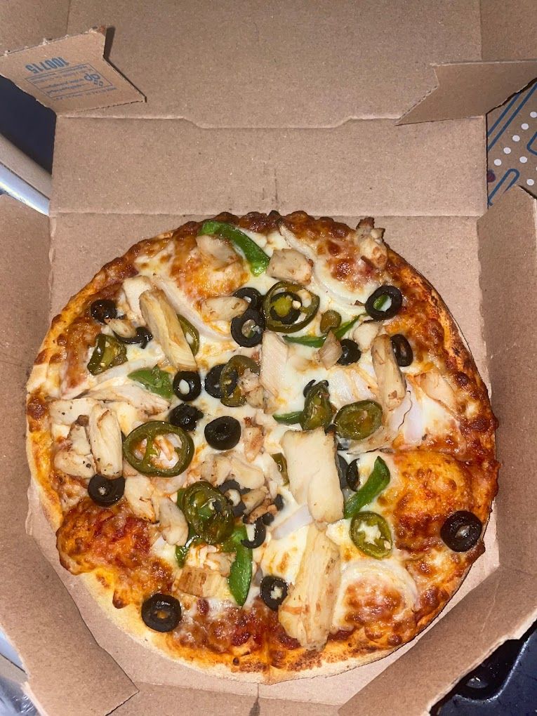 A photograph of Domino's Pizza