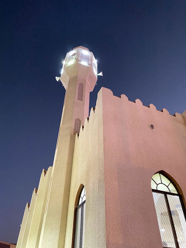 A photograph of Sheikh Sultan bin Saif Al Hosani Mosque