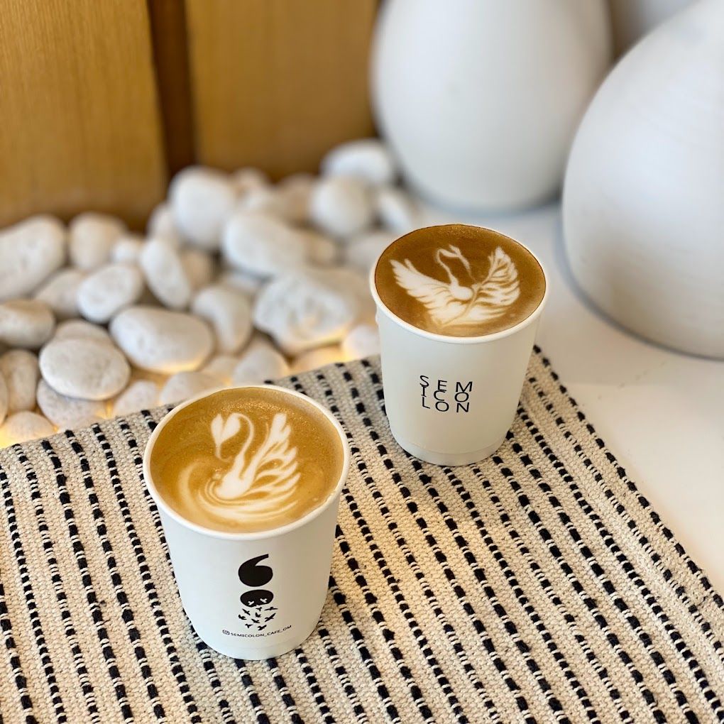 A photograph of SEMICOLON CAFÉ
