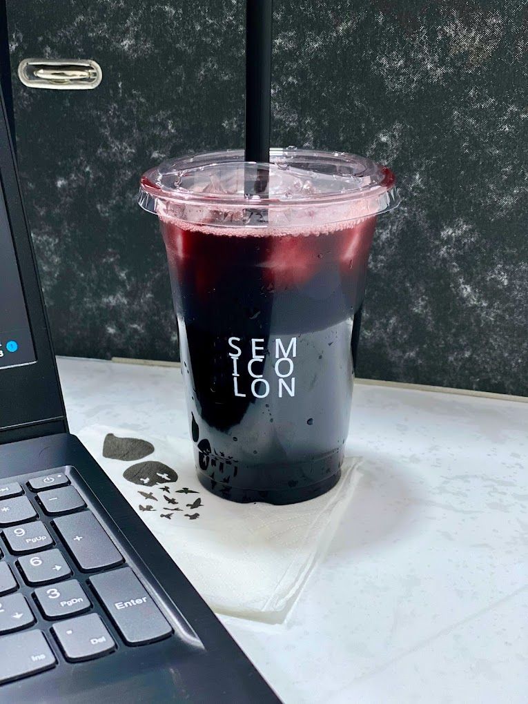 A photograph of SEMICOLON CAFÉ