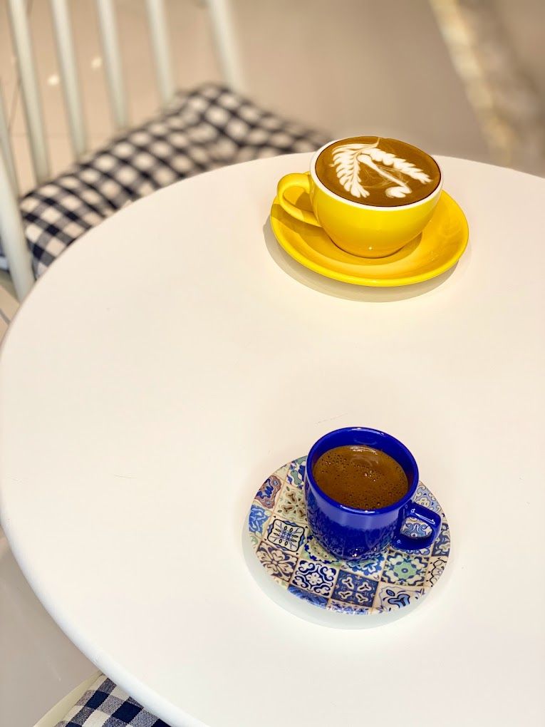 A photograph of SEMICOLON CAFÉ